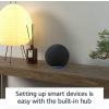 image:imageEcho 4th Gen in Charcoal bundle with TPLink Kasa Smart Color Bulb