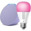 image:imageEcho Pop in Lavender Bloom bundle with TPLink Kasa Smart Color Bulb