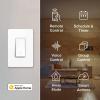 image:imageKasa Apple HomeKit Smart Light Switch KS200 Single Pole Neutral Wire Required 24GHz WiFi Light Switch Works with Siri Alexa and Google Home UL Certified No Hub Required White3pack