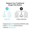 image:imageKasa Matter Smart Dimmer Switch Voice Control wSiri Alexa amp Google Assistant  UL Certified  Timer amp Schedule  Easy Guided Install  Neutral Wire Required  Single Pole  24GHz WiFi  KS225White  Matter Compatible