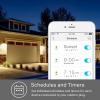 image:imageKasa Outdoor Smart Dimmer Plug IP64 Plug in Dimmer for Outdoor String Lights Compatible with Alexa Google Assistant amp SmartThings Long WiFi Range 24Ghz No Hub Required ETL CertifiedKP405Dimmer 1Socket