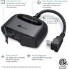image:imageKasa Outdoor Smart Plug Smart Home WiFi Outlet with 2 Sockets IP64 Weather Resistance Compatible with Alexa Google Home amp IFTTT No Hub Required ETL CertifiedEP40 BlackApple HomeKit  2Socket