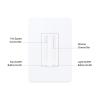 image:imageKasa Smart Ceiling Fan Control amp Dimmer Switch  Adjustable 4Speed Fan amp Brightness Control  Works wApple HomeKit Alexa amp Google Home  24G WiFi Only Single Pole Neutral Wire Required  KS240Ceiling Fan Dimmer Switch