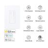 image:imageKasa Smart Ceiling Fan Control amp Dimmer Switch  Adjustable 4Speed Fan amp Brightness Control  Works wApple HomeKit Alexa amp Google Home  24G WiFi Only Single Pole Neutral Wire Required  KS240Ceiling Fan Dimmer Switch