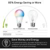 image:imageKasa Smart Light Bulbs 1000 Lumens High Brightness 16M Color Changing Dimmable Smart WiFi Light Bulb Compatible with Alexa and Google Home A19 24GHz WiFi only No Hub Required KL1354Pack4 Pack