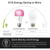 image:imageKasa Smart Light Bulbs 1000 Lumens High Brightness 16M Color Changing Dimmable Smart WiFi Light Bulb Compatible with Alexa and Google Home A19 24GHz WiFi only No Hub Required KL1354Pack8 Pack