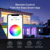 image:imageKasa Smart Light Bulbs 1000 Lumens High Brightness 16M Color Changing Dimmable Smart WiFi Light Bulb Compatible with Alexa and Google Home A19 24GHz WiFi only No Hub Required KL1354Pack4 Pack