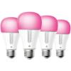 image:imageKasa Smart Light Bulbs 1000 Lumens High Brightness 16M Color Changing Dimmable Smart WiFi Light Bulb Compatible with Alexa and Google Home A19 24GHz WiFi only No Hub Required KL1354Pack4 Pack