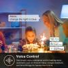 image:imageKasa Smart Light Bulbs 1000 Lumens High Brightness 16M Color Changing Dimmable Smart WiFi Light Bulb Compatible with Alexa and Google Home A19 24GHz WiFi only No Hub Required KL1354Pack4 Pack