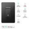 image:imageKasa Smart Light Switch HS200BL Single PoleNeutral Wire Required 24GHz WiFi Light Switch Compatible with Alexa and Google Home UL Certified No Hub Required BlackBlack