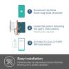 image:imageKasa Smart Light Switch HS200BL Single PoleNeutral Wire Required 24GHz WiFi Light Switch Compatible with Alexa and Google Home UL Certified No Hub Required BlackLight Almond