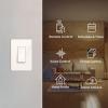 image:imageKasa Smart Light Switch HS200BL Single PoleNeutral Wire Required 24GHz WiFi Light Switch Compatible with Alexa and Google Home UL Certified No Hub Required BlackLight Almond