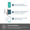 image:imageKasa Smart Switch 2Gang HS2002 Single PoleNeutral Wire Required 24GHz WiFi Light Switch Compatible with Alexa and Google Home UL Certified No Hub Required WhiteWhite