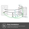 image:imageKasa Smart Switch 2Gang HS2002 Single PoleNeutral Wire Required 24GHz WiFi Light Switch Compatible with Alexa and Google Home UL Certified No Hub Required WhiteWhite