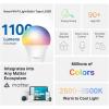 image:imageTPLink Tapo Smart Light Bulbs 1100 Lumens High Brightness 75W Equivalent MatterCertified 16M Colors WiFi Light Bulb Dimmable Works wSiri Alexa amp Google Home A19 E26 Tapo L535E2PackMatter Light Bulb