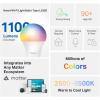 image:imageTPLink Tapo Smart Light Bulbs 1100 Lumens High Brightness 75W Equivalent MatterCertified 16M Colors WiFi Light Bulb Dimmable Works wSiri Alexa amp Google Home A19 E26 Tapo L535E2PackMatter Light Bulb