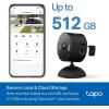 image:imageTapo 1080P Indoor Wired Security Camera  Works as a Baby amp Pet Monitor Motion Detection 2Way Audio Siren Night Vision SubscriptionFree Local or Optional Cloud Works with Alexa C1004PackBlack