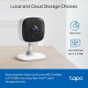 image:imageTapo 1080P Indoor Wired Security Camera  Works as a Baby amp Pet Monitor Motion Detection 2Way Audio Siren Night Vision SubscriptionFree Local or Optional Cloud Works with Alexa C1004PackWhite