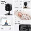image:imageTapo 1080P Indoor Wired Security Camera  Works as a Baby amp Pet Monitor Motion Detection 2Way Audio Siren Night Vision SubscriptionFree Local or Optional Cloud Works with Alexa C1004PackBlack