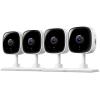 image:imageTapo 1080P Indoor Wired Security Camera  Works as a Baby amp Pet Monitor Motion Detection 2Way Audio Siren Night Vision SubscriptionFree Local or Optional Cloud Works with Alexa C1004PackWhite