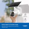 image:imageTapo MagCam 4K Outdoor Wireless Security Camera  Battery Power with Solar Charging Magnetic Mount PersonVehicle Detection SubscriptionFree Local or Optional Cloud Works with Alexa C460 KITWhite