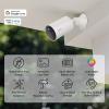 image:imageTapo MagCam 4K Outdoor Wireless Security Camera  Battery Power with Solar Charging Magnetic Mount PersonVehicle Detection SubscriptionFree Local or Optional Cloud Works with Alexa C460 KITWhite
