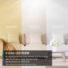 image:imageTapo TPLink Smart Light Bulbs 16M Colors RGBW Dimmable Compatible with Alexa and Google Home A19 60W Equivalent 800LM CRIgt90 24GHz WiFi only No Hub Required L530E4Pack4 Pack