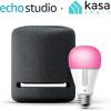 image:imageEcho Studio in Charcoal bundle with TPLink Kasa Smart Bulb