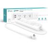 image:imagekasa smart Plug Power Strip KP303 Surge Protector with 3 Individually Controlled Smart Outlets and 2 USB Ports Works with Alexa amp Google Home No Hub Required  White