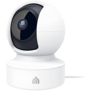 image:imageKasa 1080p Indoor PanTilt Wired Security Camera  Works as a Baby amp Pet Monitor Motion Detection amp Tracking 2Way Audio Night Vision SubscriptionFree Local Storage or Optional Cloud EC71White