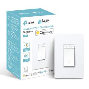 image:imageKasa Apple HomeKit Smart Dimmer Switch KS220 Single Pole Neutral Wire Required 24GHz WiFi Light Switch Works with Siri Alexa and Google Home UL Certified No Hub Required White1pack