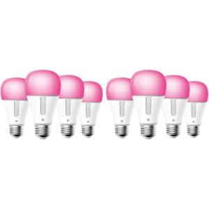 image:imageKasa Smart Light Bulbs 1000 Lumens High Brightness 16M Color Changing Dimmable Smart WiFi Light Bulb Compatible with Alexa and Google Home A19 24GHz WiFi only No Hub Required KL1354Pack8 Pack