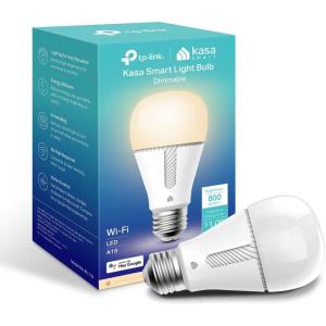 image:imageKasa Smart Light Bulbs that works with Alexa and Google Home Dimmable Smart LED Bulb A19 9W 800Lumens Soft White2700K CRI90 WiFi 24Ghz only No Hub Required 4 Count Pack of 1KL110P4White Newer Version