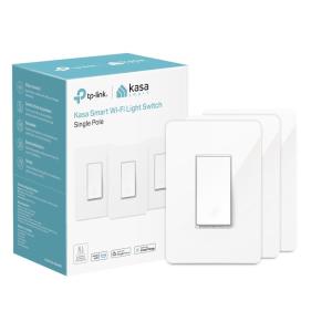 image:imageKasa Smart Light Switch HS200P3 Single Pole Needs Neutral Wire 24GHz WiFi Light Switch Compatible with Alexa and Google Home UL Certified No Hub Required 3 Count Pack of 1  WhiteWhite  Alexa Compatible