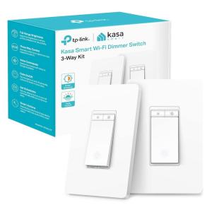 image:imageKasa Smart Motion Sensor Switch Dimmer Light Switch Single Pole Needs Neutral Wire 24GHz WiFi Compatible with Alexa amp Google Assistant UL Certified No Hub RequiredES20MP2 White 2Pack3Way Dimmer