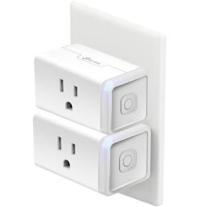 image:imageKasa Smart Plug Matter Compatible Energy Monitoring Compact Design 15A1800W Max Super Easy Setup Works with Apple Home Alexa amp Google Home UL Certified 24G WiFi Only White KP125M2PackSmart plug