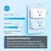 image:imageTPLink Tapo Smart Plug Mini Matter Compatible Compatible with Alexa Google Home amp Samsung SmartThings Energy Monitoring 15A UL Certified 24G WiFi Only Tapo P110M4PackMatter Compatible