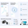 image:imageTPLink Tapo Smart Plug Mini Matter Compatible Compatible with Alexa Google Home amp Samsung SmartThings Energy Monitoring 15A UL Certified 24G WiFi Only Tapo P110M4PackMatter  Energy Monitoring