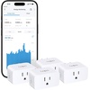image:imageTPLink Tapo Smart Plug Mini Matter Compatible Compatible with Alexa Google Home amp Samsung SmartThings Energy Monitoring 15A UL Certified 24G WiFi Only Tapo P110M4PackMatter  Energy Monitoring