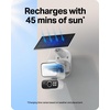 image:imageTapo 2K Outdoor PanTilt Wireless Floodlight Security Camera  Battery Power with Solar 360 AI Motion Tracking PersonVehicle Detection SubscriptionFree Local Storage or Optional Cloud C615F KITFloodlight 2K PanTilt