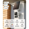 image:imageTapo 2K Outdoor PanTilt Wireless Floodlight Security Camera  Battery Power with Solar 360 AI Motion Tracking PersonVehicle Detection SubscriptionFree Local Storage or Optional Cloud C615F KITDualLens 4K PanTilt