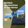 image:imageTapo 2K Outdoor PanTilt Wireless Floodlight Security Camera  Battery Power with Solar 360 AI Motion Tracking PersonVehicle Detection SubscriptionFree Local Storage or Optional Cloud C615F KITDualLens 4K PanTilt