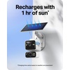 image:imageTapo 2K Outdoor PanTilt Wireless Floodlight Security Camera  Battery Power with Solar 360 AI Motion Tracking PersonVehicle Detection SubscriptionFree Local Storage or Optional Cloud C615F KITDualLens 2K PanTilt