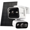 image:imageTapo 2K Outdoor PanTilt Wireless Floodlight Security Camera  Battery Power with Solar 360 AI Motion Tracking PersonVehicle Detection SubscriptionFree Local Storage or Optional Cloud C615F KITDualLens 4K PanTilt