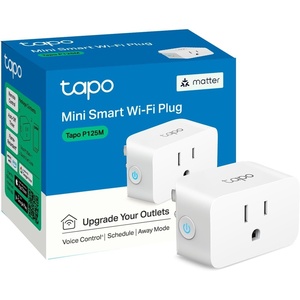 image:imageTPLink Tapo Smart Plug Mini Matter Compatible Compatible with Alexa Google Home amp Samsung SmartThings Energy Monitoring 15A UL Certified 24G WiFi Only Tapo P110M4PackMatter Compatible