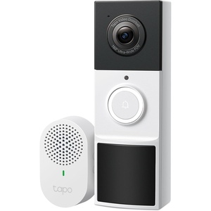image:imageTapo 2K Wired or Battery Powered Smart Video Doorbell with Chime  180 Field of View PersonVehiclePackage Detection Ring Call 2Way Audio SubscriptionFree Local Storage or Optional CloudD225Battery Only  2K 3MP