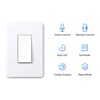 image:imageTPLink Tapo Smart Light Switch Single Pole Neutral Wire Required 24GHz WiFi Light Switch Compatible with Alexa and Google Home UL Certified No Hub Required White Tapo S5004PackSingle Pole