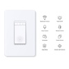 image:imageTPLink Tapo Smart Light Switch Single Pole Neutral Wire Required 24GHz WiFi Light Switch Compatible with Alexa and Google Home UL Certified No Hub Required White Tapo S5004PackDimmer