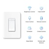 image:imageTPLink Tapo Smart Light Switch Single Pole Neutral Wire Required 24GHz WiFi Light Switch Compatible with Alexa and Google Home UL Certified No Hub Required White Tapo S5004PackDimmer