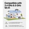 image:imageTapo 4K Outdoor PanTilt Wireless Security Camera  Battery with Solar Charging 360 Motion Track 247 Capture PersonVehicle Detection SubscriptionFree Local Storage or Optional Cloud C660 KIT4K PanTilt Only